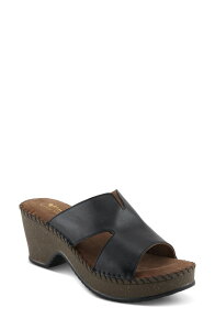 �X�v�����O�X�e�b�v ���f�B�[�X �V���[�Y �q�[�� �v���b�g�t�H�[�� �T���_�� Spring Step Deltana Platform Slide Sandal Black �u���b�N