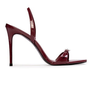 �u���b�N�X�G�[�h�X�^�W�I ���f�B�[�X �V���[�Y �T���_�� BLACK SUEDE STUDIO Romi 100 Patent Sandal Ruby Patent Leather ���r�[