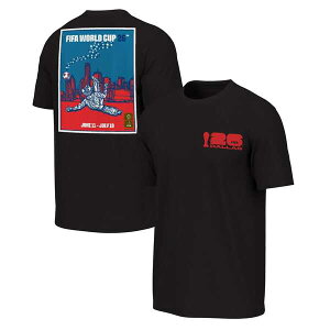 �A�E�^�[�X�^�b�t �����Y �g�b�v�X T�V���c �O���t�B�b�N Men's Outerstuff Black 2026 FIFA World Cup Dallas Host City Poster Graphic T-Shirt Black �u���b�N