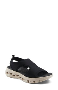 �t���N�T�X ���f�B�[�X �V���[�Y �T���_�� �v���b�g�t�H�[�� �A���N�� Flexus by Spring Step Guzmankle Straplatform Wedge Sandal Black �u���b�N
