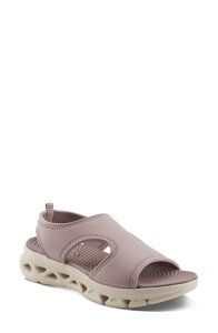 �t���N�T�X ���f�B�[�X �V���[�Y �T���_�� �v���b�g�t�H�[�� �A���N�� Flexus by Spring Step Guzmankle Straplatform Wedge Sandal Mauve