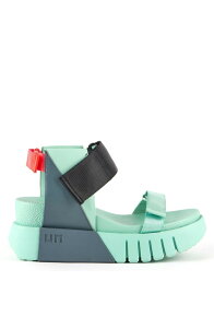 ���i�C�e�b�h�k�[�h ���f�B�[�X �V���[�Y �q�[�� �T���_�� United Nudelta Run Sandals Celadon Mix