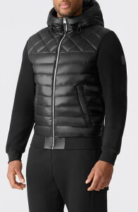 �}�b�J�[�W�� �����Y �A�E�^�[ �W���P�b�g�E�u���]�� �_�E�� Mackage Fletcher Mixed Media Down Jacket Black �u���b�N