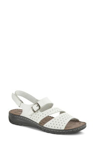�t���N�T�X ���f�B�[�X �V���[�Y �q�[�� �T���_�� Flexus by Spring Step Harinna Slingback Sandal White �z���C�g