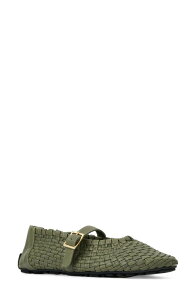 �A�N�A�^���A ���f�B�[�X �V���[�Y �X���b�|���E���[�t�@�[ Aquatalia Quello Wateresistant Mary Jane Flat Sage Nappa �Z�[�W