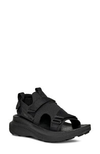 �e�o ���f�B�[�X �V���[�Y �q�[�� �T���_�� Tevaventrail Sandal Black/ Black �u���b�N