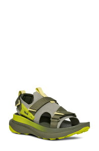 �e�o ���f�B�[�X �V���[�Y �q�[�� �T���_�� Tevaventrail Sandal Seagrass/ Pale Lime Yellow �C�G���[