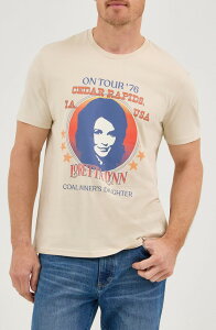�����O���[ �����Y �g�b�v�X T�V���c �O���t�B�b�N Wrangler Loretta Lynnn Graphic T-Shirt Fog