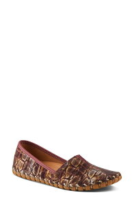 �X�v�����O�X�e�b�v ���f�B�[�X �V���[�Y �p���v�X Spring Step Kathaleta Spice Slip On Flat Bordeaux Multi �}���`�J���[