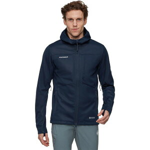 �}���[�g �����Y �A�E�^�[ �W���P�b�g�E�u���]�� �t�[�f�b�h�W���P�b�g Mammut Ultimate Viii So Hooded Jacket - Men's Marine