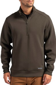 �J�b�^�[�A���h�o�b�N �����Y �A�E�^�[ �p�[�J�[�E�X�E�F�b�g �n�[�t�W�b�v Cutter & Buck Roam Quarter Zipullover Poplar