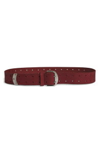 �t���[�s�[�v�� ���f�B�[�X �A�N�Z�T���[ �x���g ���U�[ Free People WTF Double Cross Leather Belt Crimson �N�����]��