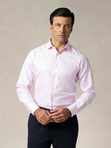 ���o�[�g �^���{�b�g �����Y �g�b�v�X �V���c Robertalbott Reynolds Double Twill Contemporary Fit Shirt Pink �s���N