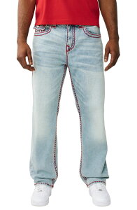 �g�D���[�����W���� �����Y �{�g���X �f�j���p���c �W�[���Y True Religion Bobby Super-T Flap Baggy Jeans Playmaker Faded Indigo Lt Wash �C���f�B�S