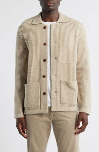 �A���b�N�X�N���[�� �����Y �A�E�^�[ �p�[�J�[�E�X�E�F�b�g �E�[�� �J�[�f�B�K�� ALEX CRANE Kite Merino Wool Cardigan Bone
