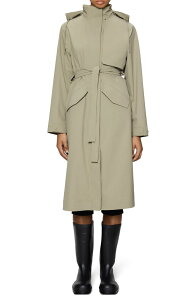 ���C���Y ���f�B�[�X �A�E�^�[ �W���P�b�g�E�u���]�� �R�[�g Rainsuva Waterproof Hard Shell Rain Coat with Removable Hood Beige �x�[�W��