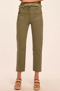 ���C�~�[ �u���b�N ���f�B�[�X �{�g���X ���M���X �p���c �R�b�g�� �A���N�� Ramy Brook Emmy Stretch Cotton Twill Ankle Pantsafari Green �O���[��