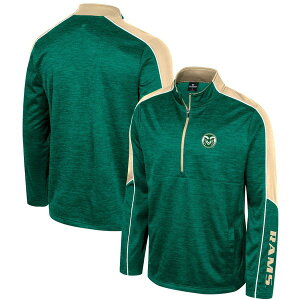 �R���V�A�� �����Y �A�E�^�[ �W���P�b�g�E�u���]�� Men's Colosseum Green Colorado State Rams Marled Half-Zip Jacket Green �O���[��