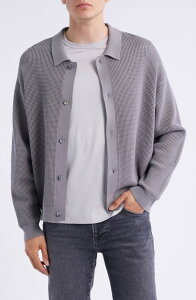 �t���[�� �����Y �A�E�^�[ �p�[�J�[�E�X�E�F�b�g �J�[�f�B�K�� FRAME Open Stitch Cardigan Cloud Grey �O���[