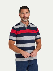 ���C�W���O�u�� �����Y �g�b�v�X �|���V���c �R���g���X�g Raging Bull Short Sleeve Contrastripe Polo Shirt Red ���b�h