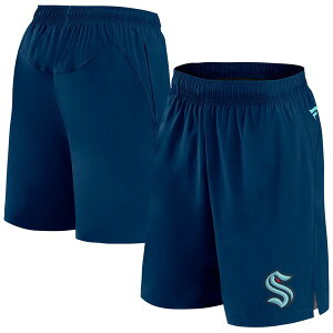 �t�@�i�e�B�N�X �����Y �{�g���X �n�[�t�p���c�E�V���[�c �V���[�g�p���c Men's Fanatics Brandedeep Sea Blue Seattle Kraken Authentic Pro Tech Shorts Navy �l�C�r�[