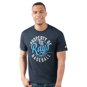 �X�^�[�^�[ �����Y �g�b�v�X T�V���c Men'starter Navy Tampa Bay Rays Prime Time Property Of T-Shirt Navy �l�C�r�[