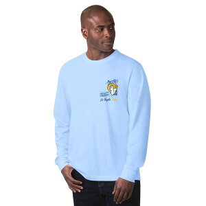 �}���K���[�^�r�� �����Y �g�b�v�X T�V���c Men's Margaritaville Light Blue Los Angeles Rams It's Five O'Clock Somewhere Long Sleeve T-Shirt Light Blue �u���[