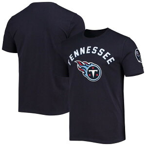 �y���������z �v���X�^���_�[�h �����Y T�V���c �g�b�v�X Men's Pro Standard Navy Tennessee Titans Team Classic BristleSlim-Fit T-Shirt Navy