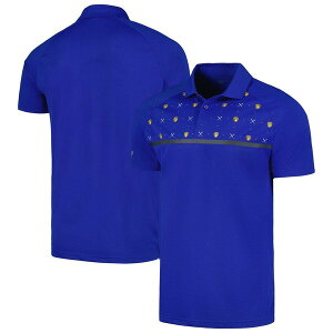 ���x���E�F�A �����Y �g�b�v�X �V���c Men's Levelwearoyal Milwaukee Brewersector Batter Up Raglan Polo Royal