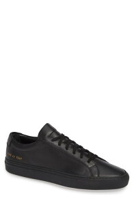 �R�����E�v���W�F�N�c �����Y �V���[�Y �X�j�[�J�[ Common Projects Original Achillesneaker Black Leather �u���b�N