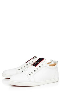 �N���X�`�����E���u�^�� �����Y �V���[�Y �X�j�[�J�[ Christian Louboutin F.A.V Fique A Vontade Low Top Sneaker White �z���C�g