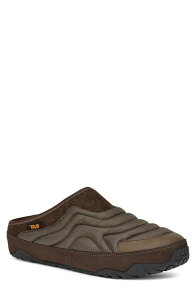 �e�o �����Y �V���[�Y �T���_�� �L���e�B���O Teva ReEmber Terrain Quilted Mule Slate Black/ Chocolate Brown �u���b�N