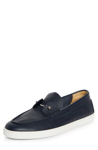 �N���X�`�����E���u�^�� �����Y �V���[�Y �X���b�|���E���[�t�@�[ Christian Louboutin Chambeliboat Flat Loafer Marine