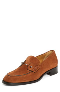 �N���X�`�����E���u�^�� �����Y �V���[�Y �X���b�|���E���[�t�@�[ Christian Louboutin Chambelimoc Flat Loafer Cuir