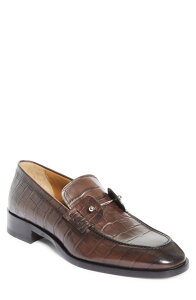 �N���X�`�����E���u�^�� �����Y �V���[�Y �X���b�|���E���[�t�@�[ Christian Louboutin Chambelimocroc Embossed Loafer Cosme