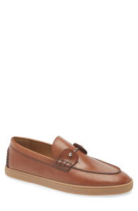 �N���X�`�����E���u�^�� �����Y �V���[�Y �X���b�|���E���[�t�@�[ Christian Louboutin Chambeliboat Loafer Havane