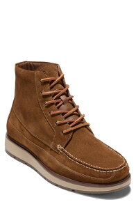 �R�[���n�[�� �����Y �V���[�Y �u�[�c�E���C���u�[�c Cole Haan Muir Waterproof Moc Toe Boot Brown Suede/ Oat �u���E��