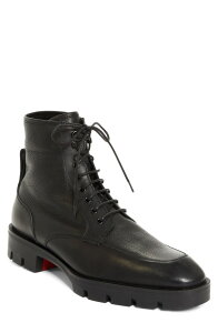 �N���X�`�����E���u�^�� �����Y �V���[�Y �u�[�c�E���C���u�[�c ���U�[ Christian Louboutin Caracolo Lion Leather Boot Black �u���b�N