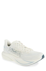 �z�J�I�l�I�l �����Y �V���[�Y �X�j�[�J�[ HOKA Mach 7 Running Shoe Alabaster / Soaring Blue �u���[