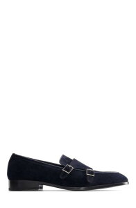 �A���\�j�[ ���B�A �����Y �V���[�Y �����N ���[�t�@�[ Anthony Veer Beaumont Double Monk Loafer Midnight Coast Blue Suede �u���[