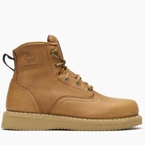 �W���[�W�u�[�c �����Y �V���[�Y �u�[�c�E���C���u�[�c Georgia Boot Men's 6 Wedge Work Boot Barracuda Gold �S�[���h