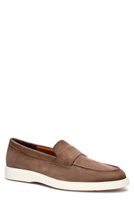 �T���g�[�j �����Y �V���[�Y �X���b�|���E���[�t�@�[ Santoni Revolve Loafer Brown �u���E��