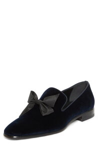 �N���X�`�����E���u�^�� �����Y �V���[�Y �X���b�|���E���[�t�@�[ Christian Louboutin December First Bow Loafer Last Night/ Black �u���b�N