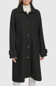 �A���h�����[�}�[�N ���f�B�[�X �A�E�^�[ �W���P�b�g�E�u���]�� �E�[�� Andrew Marc Jupiter Wool Blend Balmacaan Black �u���b�N