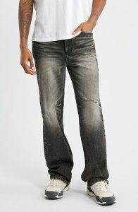 �A�[���e�B�[�G�[ �����Y �{�g���X �f�j���p���c �X�g���[�g �W�[���Y RtA Jonas Distressed Loose Straight Leg Jeans Ash Storm Side Cross �A�b�V��