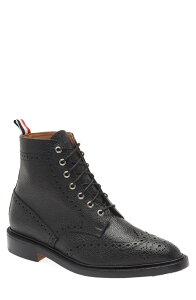 �g���u���E�� �����Y �V���[�Y �u�[�c�E���C���u�[�c �E�B���O�`�b�v ���[�X Thom Browne Classic Wingtip Lace-Up Boot Black �u���b�N