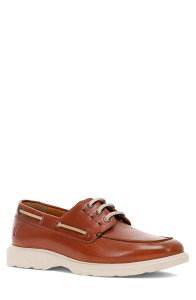 �t���C �����Y �V���[�Y Frye Connor Boat Shoe Caramel