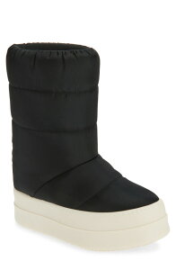 ���b�N�I�E�G���X �����Y �V���[�Y �u�[�c�E���C���u�[�c Rick Owens DRKSHDW Darkshadow Mega Bumper Lunar Boot Black/ Milk �u���b�N
