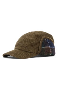 �o�u�A�[ �����Y �A�N�Z�T���[ �X�q �R�[�f�����C Barbour Lowfen Corduroy Trapper Hat Olive �I���[�u