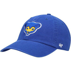 �t�H�[�e�B�[�Z�u�� �����Y �A�N�Z�T���[ �X�q ���S Men's '47 Royal Chicago Cubs Logo Cooperstown Collection Clean Up Adjustable Hat Royal